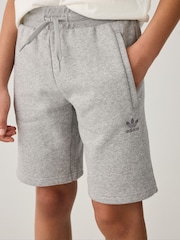 adidas originals Grey Small Trefoil Logo Shorts - Image 5 of 14