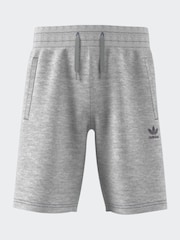adidas originals Grey Small Trefoil Logo Shorts - Image 7 of 14