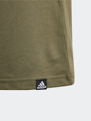 adidas Green Kids Sportswear 100% Cotton Camo Linear Graphic T-Shirt - Image 12 of 12