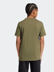 adidas Green Kids Sportswear 100% Cotton Camo Linear Graphic T-Shirt - Image 2 of 12