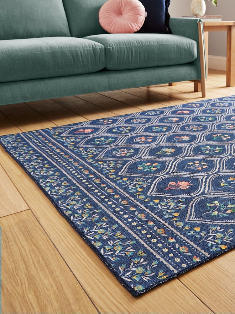 Catherine Lansfield Cameo Floral Washable Rug - Imagen 2 de 5 Catherine Lansfield Cameo Floral Washable Rug - Imagen 2 de 5