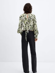 Mango Multi Bow Printed Blouse - Image 2 of 6