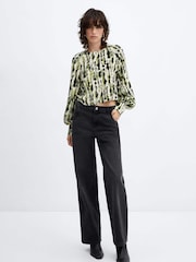 Mango Multi Bow Printed Blouse - Image 3 of 6