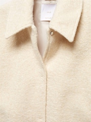 Mango Cream Oversized Bomber Jacket - Image 7 of 7