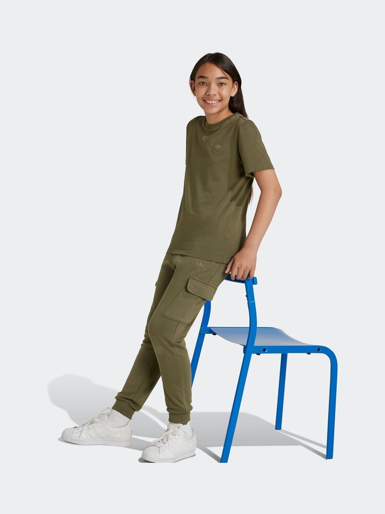 adidas Green Kids Originals 100% Cotton T-Shirt - Image 1 of 5