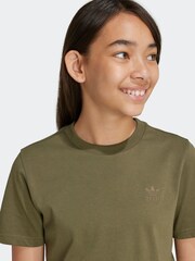 adidas Green Kids Originals 100% Cotton T-Shirt - Image 2 of 5