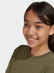 adidas Green Kids Originals 100% Cotton T-Shirt - Image 3 of 5