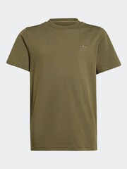 adidas Green Kids Originals 100% Cotton T-Shirt - Image 5 of 5