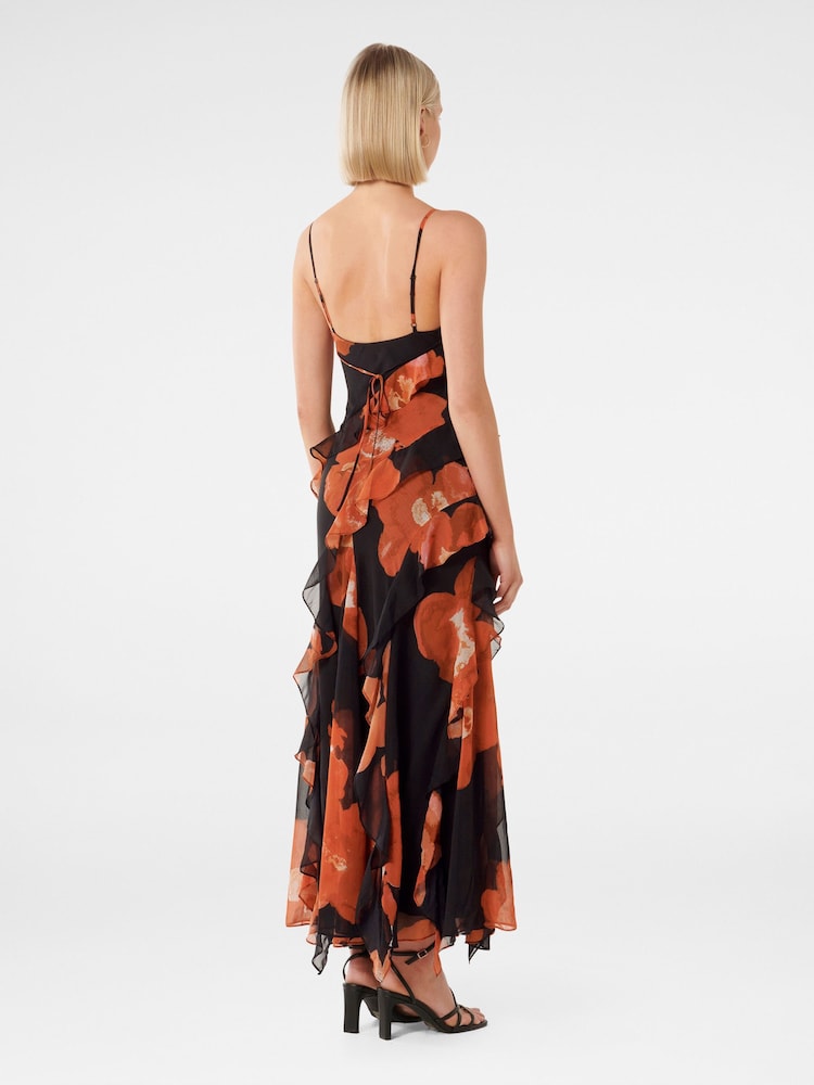 Forever New Red Poppy Ruffle Dress - Image 2 of 4
