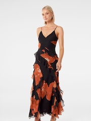Forever New Red Poppy Ruffle Dress - Image 3 of 4