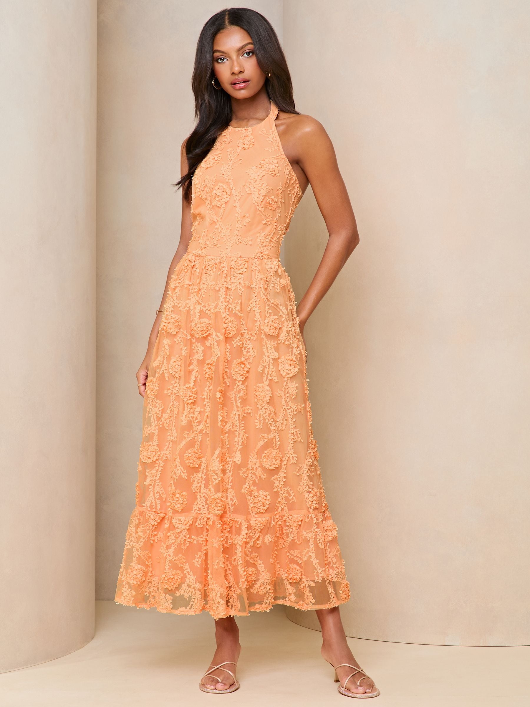 3d floral midi dress shop