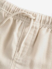 Cream Textured Stripe Shorts (3-16yrs) - Image 3 of 3
