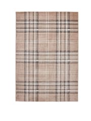 Catherine Lansfield Beige Kelso Check Tartan Rug - Image 3 of 5