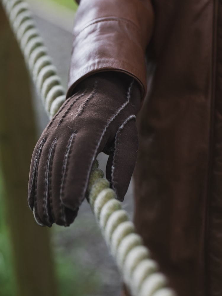 Lakeland Leather Brown Sheepskin Gloves - Image 1 of 4