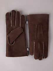 Lakeland Leather Brown Sheepskin Gloves - Image 2 of 4