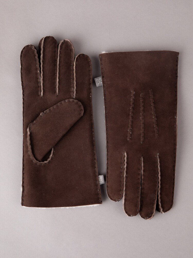 Lakeland Leather Brown Sheepskin Gloves - Image 2 of 4