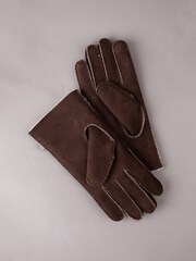 Lakeland Leather Brown Sheepskin Gloves - Image 3 of 4