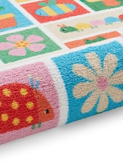 Catherine Lansfield Red Curious Caterpillar Washable Childrens Rug - Image 6 of 6