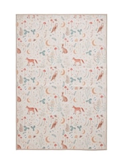 Catherine Lansfield Natural Twilight Animals Washable Rug - Image 3 of 5