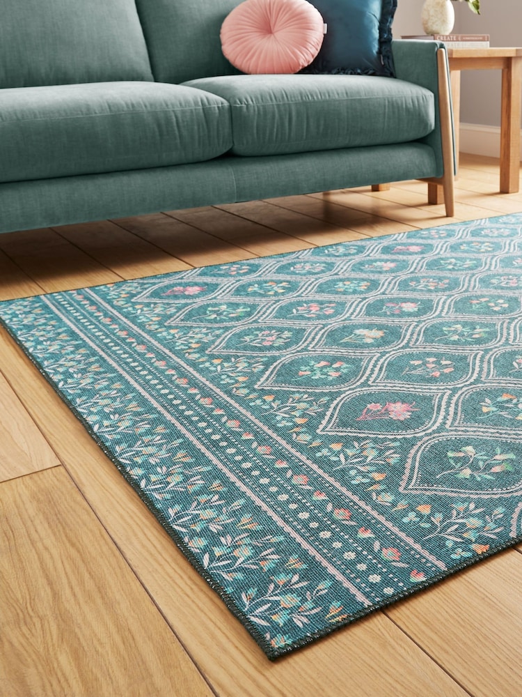 Catherine Lansfield Cameo Floral Washable Rug - Imagen 2 de 5 Catherine Lansfield Cameo Floral Washable Rug - Imagen 2 de 5