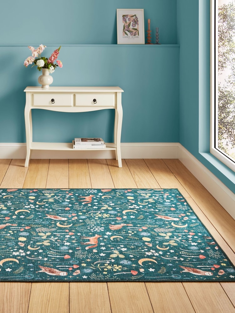 Catherine Lansfield Twilight Animals Washable Rug - Imagen 1 de 6 Catherine Lansfield Twilight Animals Washable Rug - Imagen 1 de 6