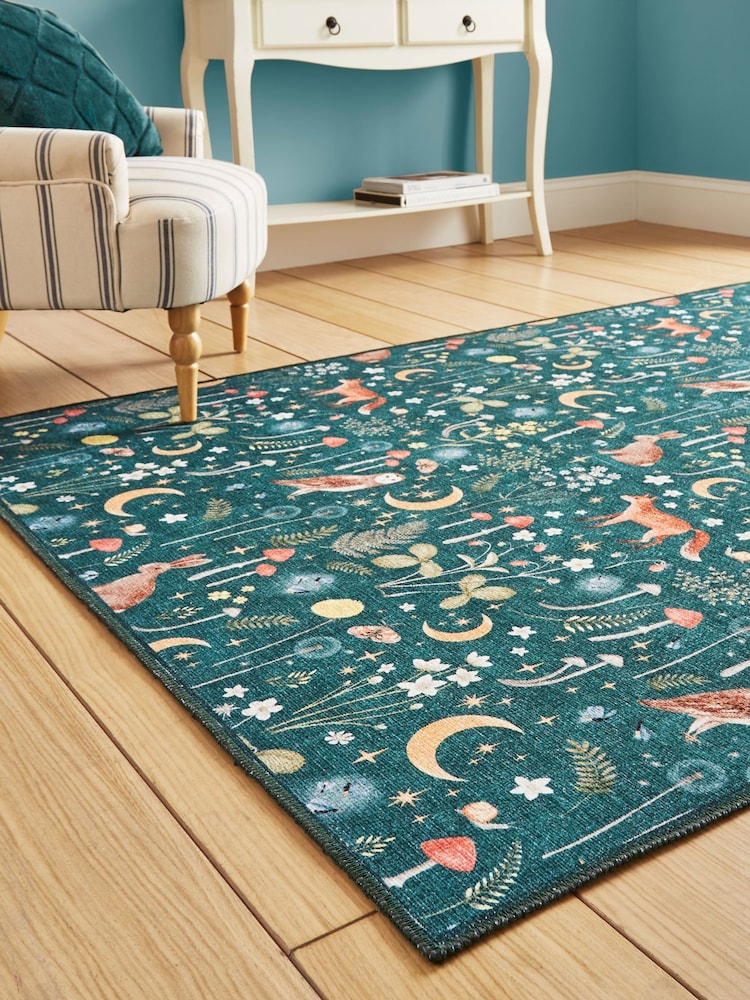 Catherine Lansfield Twilight Animals Washable Rug - Imagen 2 de 6 Catherine Lansfield Twilight Animals Washable Rug - Imagen 2 de 6