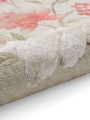 Catherine Lansfield Sage/Green Pippa Floral Washable Rug - Image 5 of 5