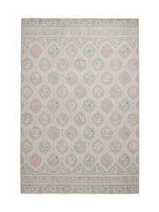 Catherine Lansfield Sage Green Cameo Floral Washable Rug - Image 3 of 5