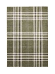 Catherine Lansfield Sage/Green Kelso Check Tartan Rug - Image 3 of 6