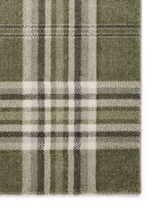 Catherine Lansfield Sage/Green Kelso Check Tartan Rug - Image 4 of 6
