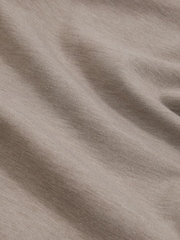 Reiss Taupe Bradley Interlock Jersey Crew Neck T-Shirt - Image 6 of 6