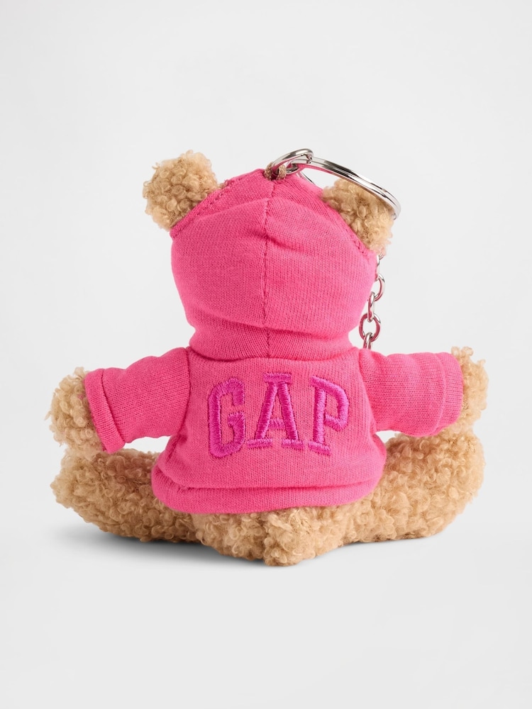 Gap Pink Brannan Bear Hoodie Bag Charm - Image 2 of 3 Gap Pink Brannan Bear Hoodie Bag Charm - Image 2 of 3