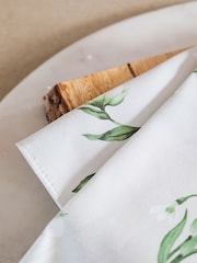 Avalon Home Natural Snowdrop and Hellebore Tea Towel - Image 5 of 5