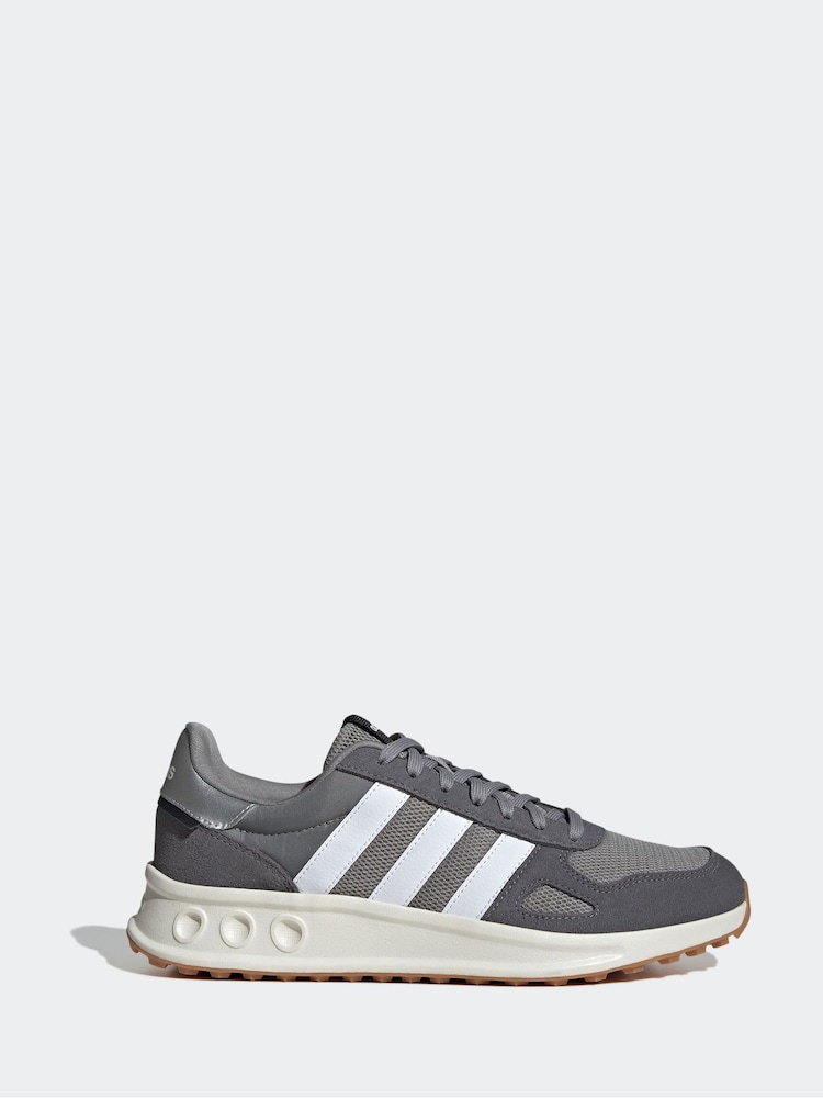 adidas Grey Chrome Run 84s Trainers - Image 1 of 8