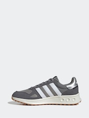 adidas Grey Chrome Run 84s Trainers - Image 2 of 8