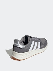 adidas Grey Chrome Run 84s Trainers - Image 4 of 8