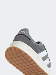 adidas Grey Chrome Run 84s Trainers - Image 8 of 8