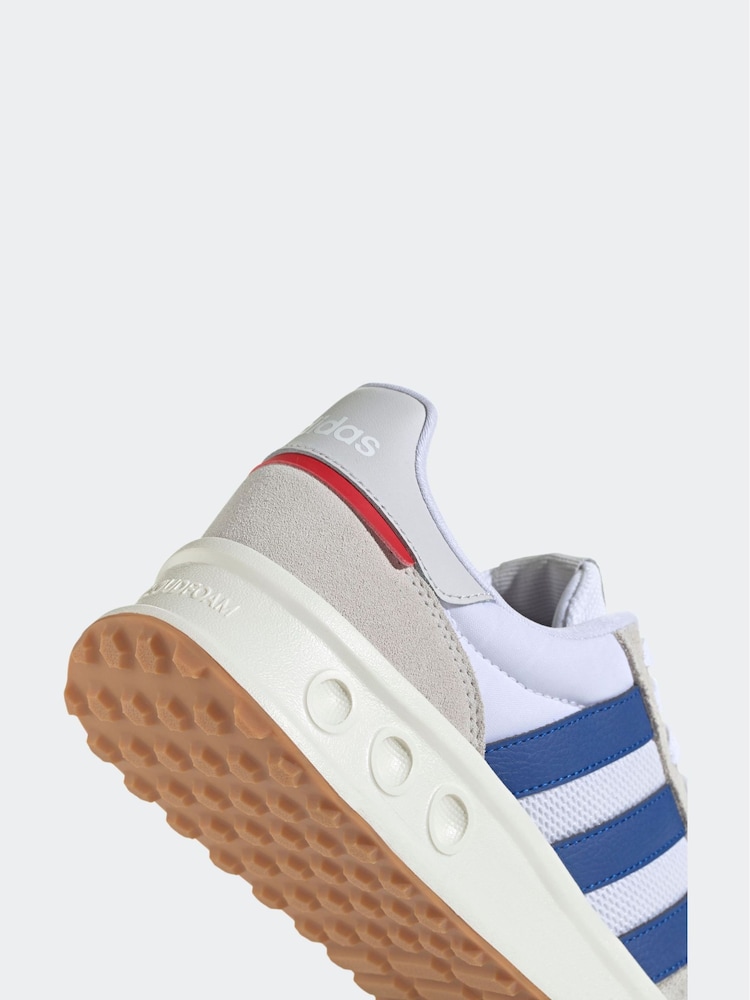 adidas Blue/White Run 84s Trainers - Image 10 of 18