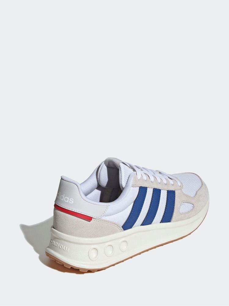 adidas Blue/White Run 84s Trainers - Image 11 of 18