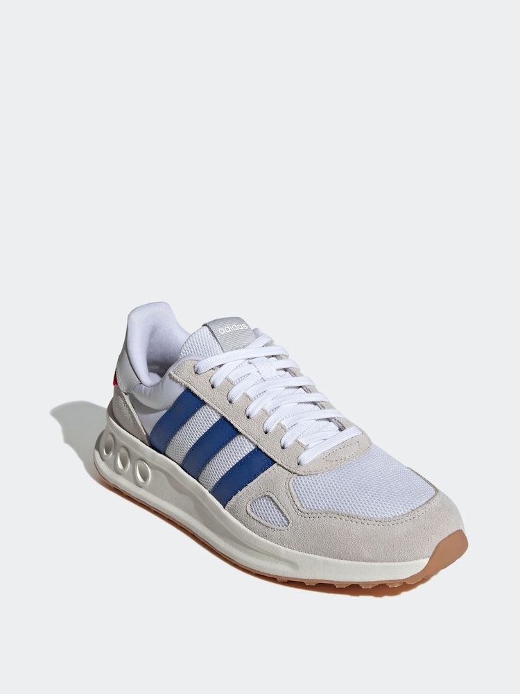 adidas Blue/White Run 84s Trainers - Image 13 of 18