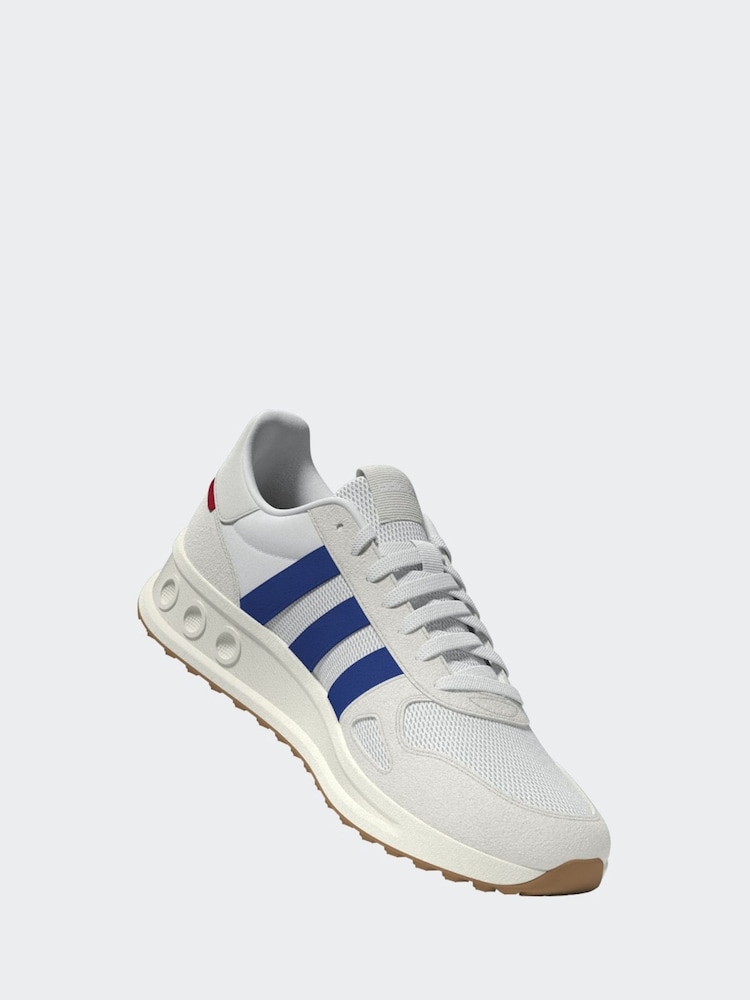adidas Blue/White Run 84s Trainers - Image 3 of 18