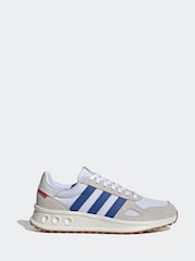 adidas Blue/White Run 84s Trainers - Image 9 of 18