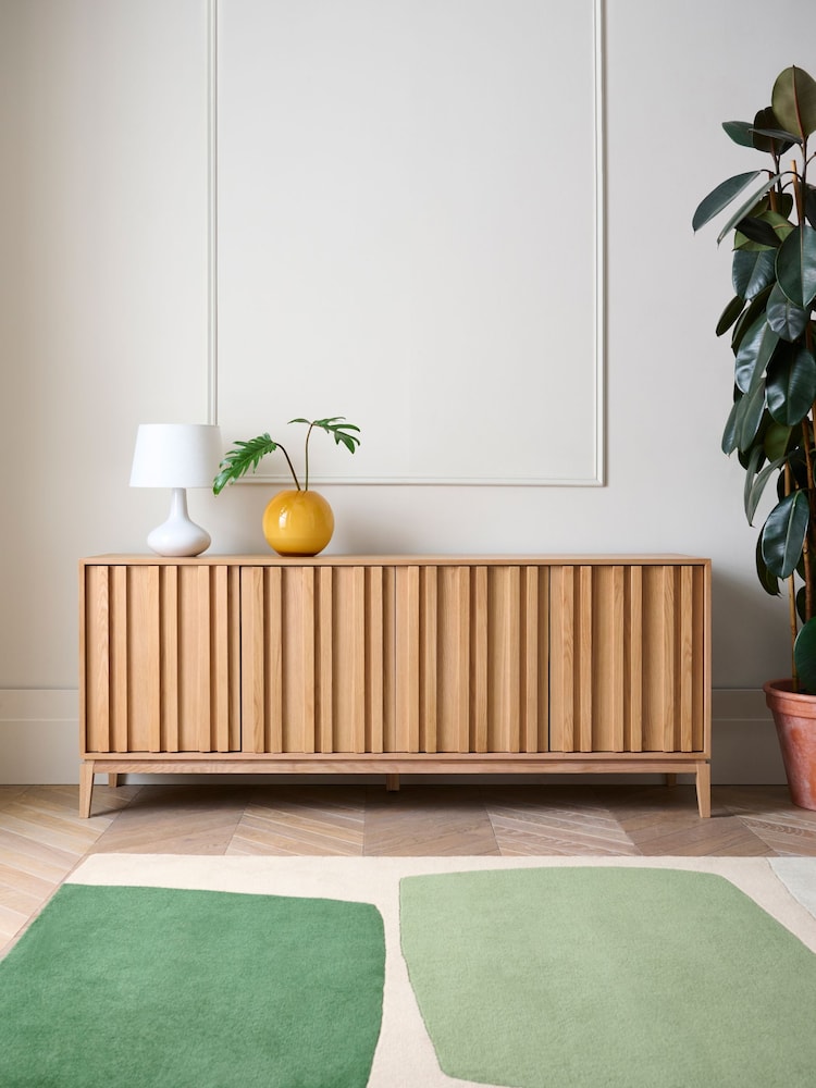 Jasper Conran London Oak Belgrave Large Sideboard - Image 2 of 12 Jasper Conran London Oak Belgrave Large Sideboard - Image 2 of 12