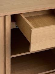 Jasper Conran London Oak Belgrave Small Sideboard - Image 10 of 12