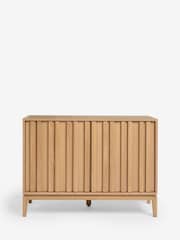 Jasper Conran London Oak Belgrave Small Sideboard - Image 6 of 12