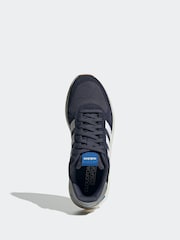 adidas Navy Blue Run 84s Trainers - Image 7 of 18