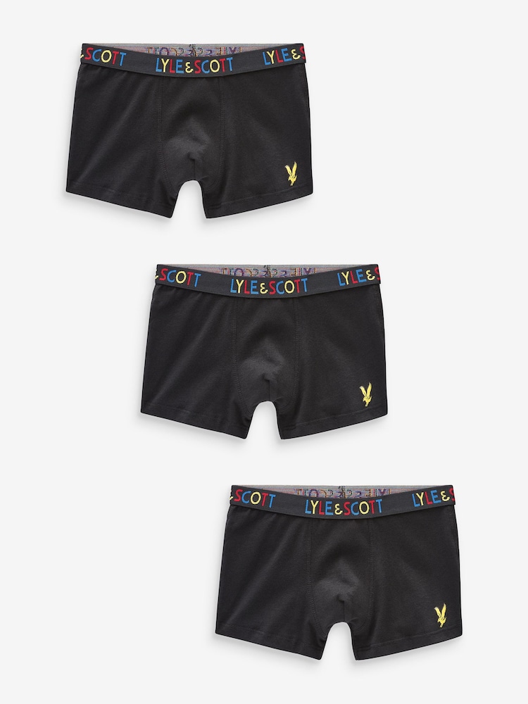 Lyle & Scott Nevan dečki spodnje perilo Trunks 3 komplet - Slika 1 iz 2