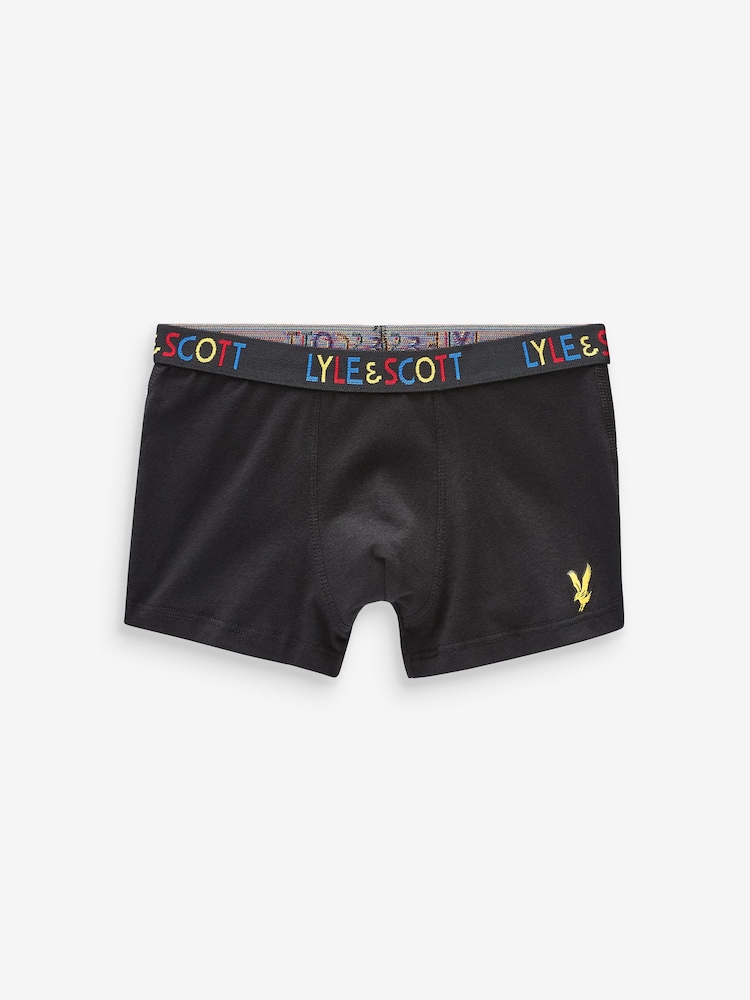 Lyle & Scott Nevan dečki spodnje perilo Trunks 3 komplet - Slika 2 iz 2