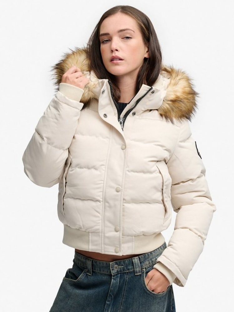 Superdry Everest -tekoturkishupullinen bombertakki - Kuva 6 / 6