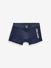 Lyle & Scott White Underwear Boys Enrico Trunks 3 Pack - Image 2 of 4